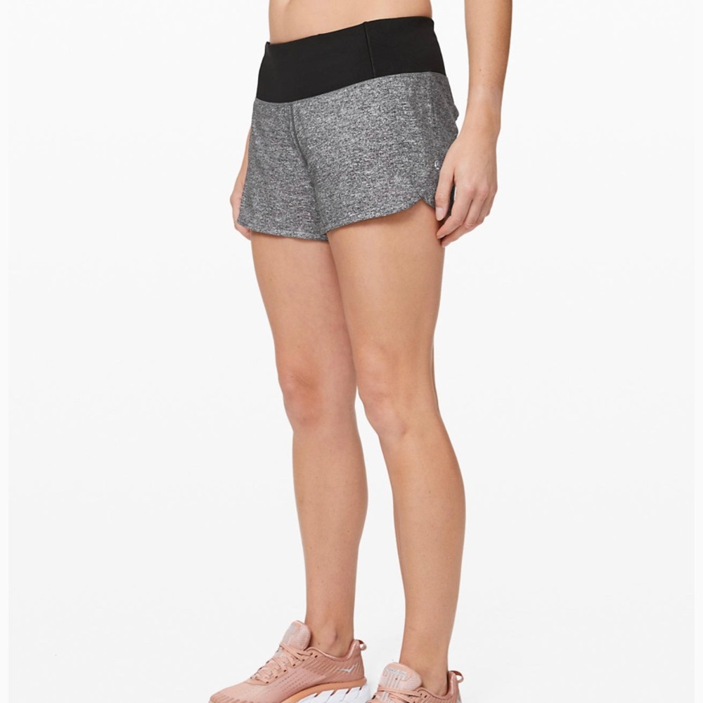 Lululemon Run Times Short II Gray